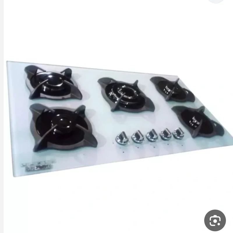 اجاق گاز صفحه ای شیشه سفید باورسان  چدن پادیسانی  ترموکوپل دار (پس کرایه)
