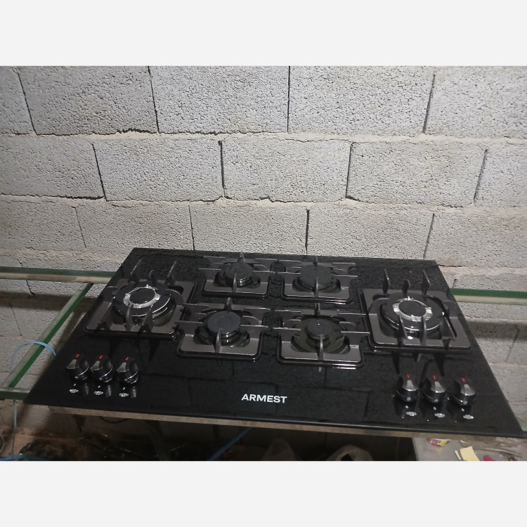 اجاق گاز صفحه ای شش شعله آرمست (پس کرایه