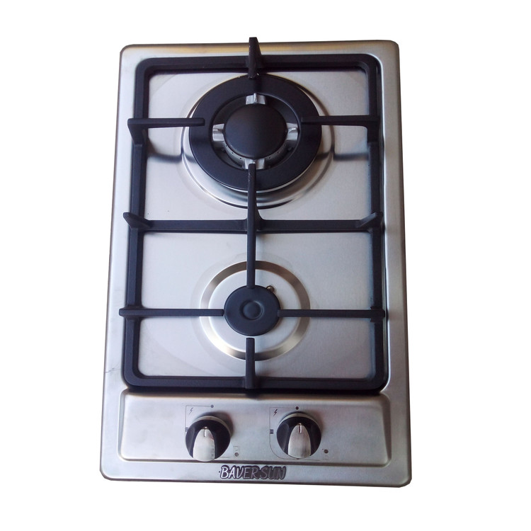 اجاق گاز صفحه ای دو شعله استیل باورسان(10 عدد اجاق گاز ) (پس کرایه)
