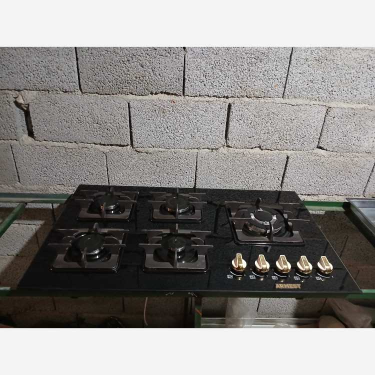 اجاق گاز صفحه ای شیشه آرمست مدل m99 پلوپز کنار (پس کرایه)