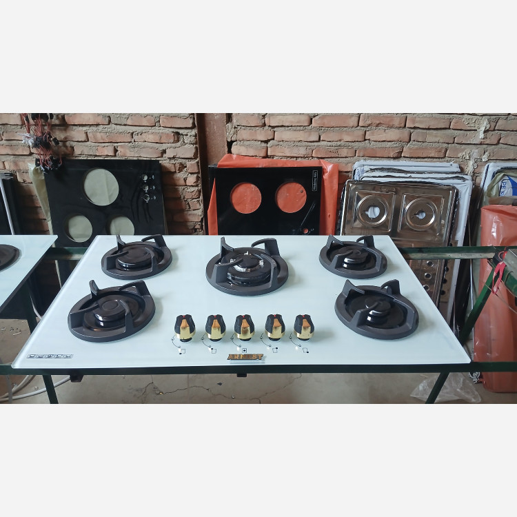 اجاق گازصفحه ای ترموکوپل دار آرمست( شیشه سفید) چدن اخوانی (هزینه ارسال بصورت پس کرایه هست )