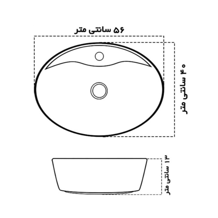 روشویی کابینتی مرواکابین مدل پارمیدا 60 طوسی (طول 60 عرض 40) (پس کرایه)