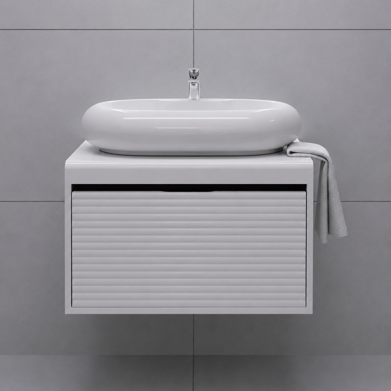 روشویی کابینتی مروا کابین مدل پارمیدا 60 مروارید (طول 60 عرض 40) (پس کرایه)