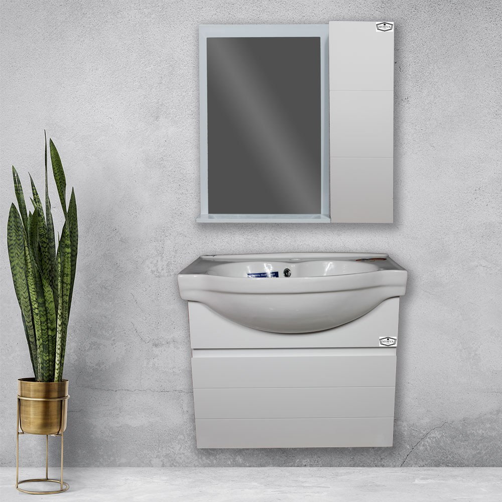 فول ست روشویی کابینتی مروا کابین مدل دیواری کاسپین 63 (طول 64 عرض 45) (پس کرایه)