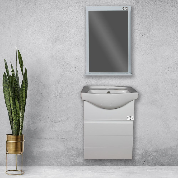 فول ست روشویی کابینتی مروا کابین مدل دیواری نیلوفر 42 (طول 42 عرض 35 ) (پس کرایه)