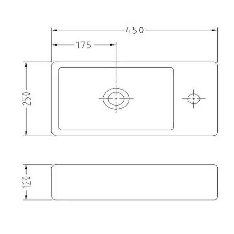 فول ست روشویی کابینتی مروا کابین مدل آندره 45 (طول 46 عرض 26) (پس کرایه)