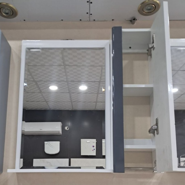 فول ست روشویی کابینتی مروا کابین مدل سهند 60 طوسی (طول 60 عرض 40) (پس کرایه)