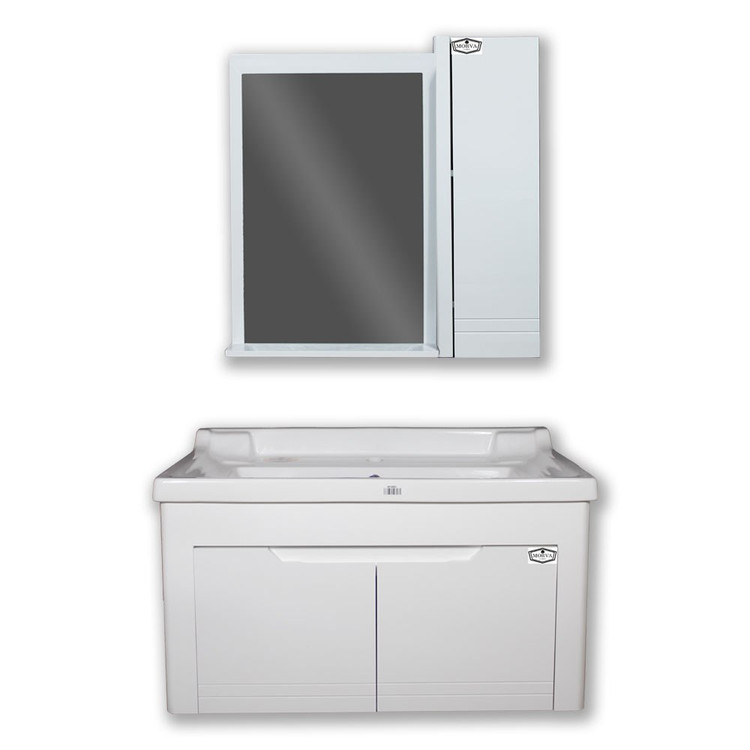 فول ست روشویی کابینتی مروا کابین مدل تانیا 80 مروارید (طول 80 عرض 49) (پس کرایه)