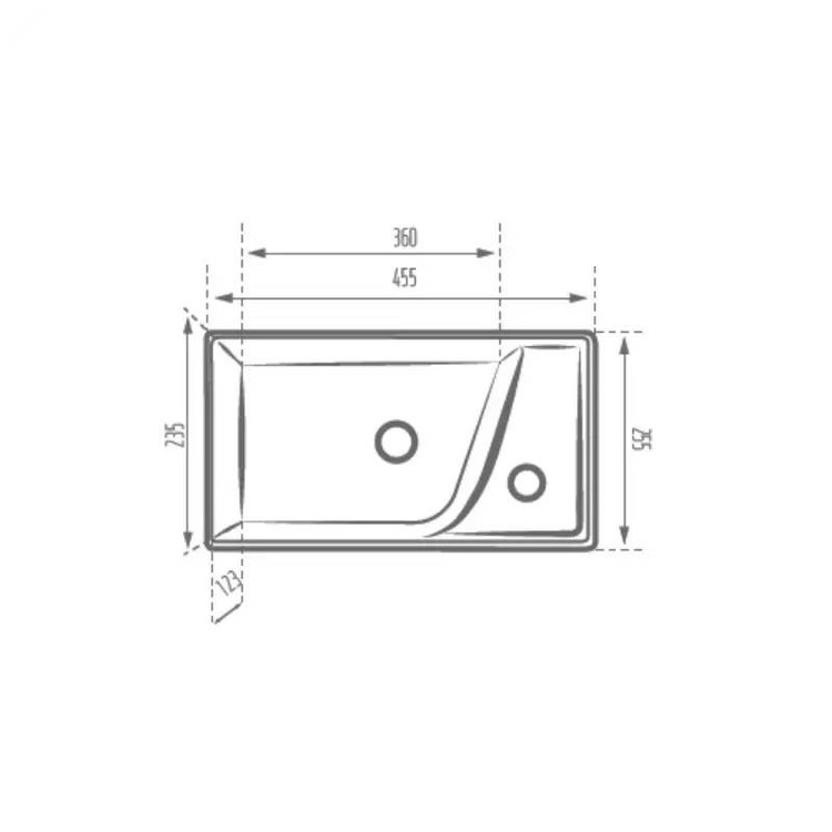 فول ست روشویی کابینتی مروا کابین مدل مایا 46 مروارید (طول 46 عرض 26) (پس کرایه)