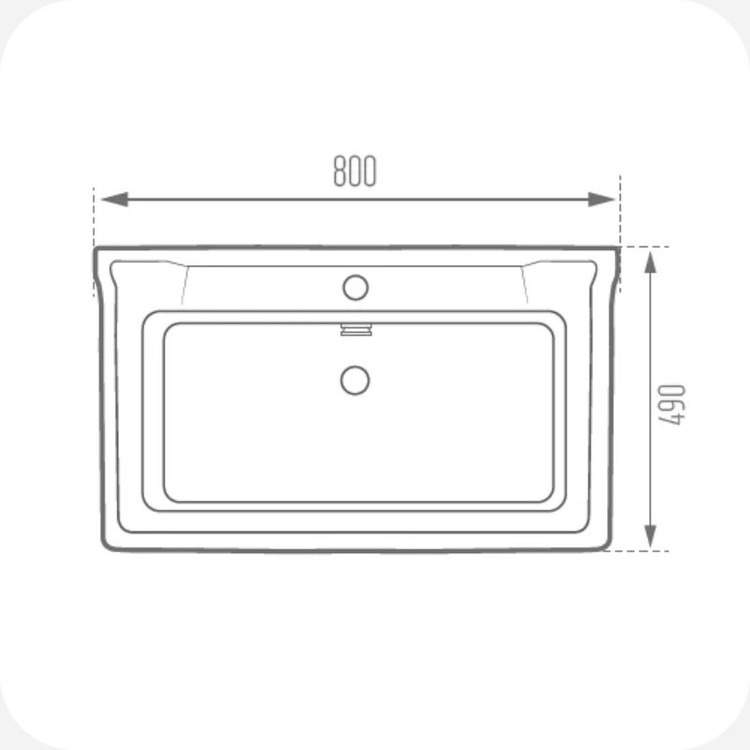فول ست روشویی کابینتی مروا کابین مدل تانیا 80 مروارید (طول 80 عرض 49) (پس کرایه)