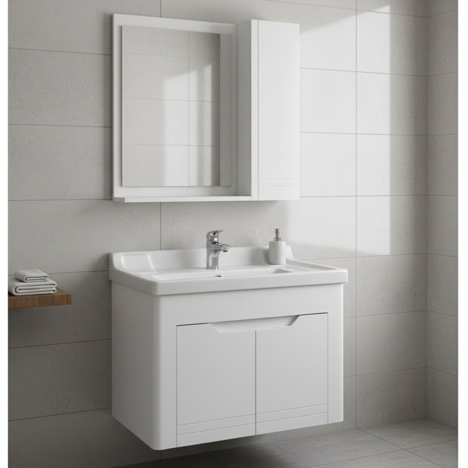 فول ست روشویی کابینتی مروا کابین مدل تانیا 60 مروارید (طول 60 عرض 41.5) (پس کرایه)