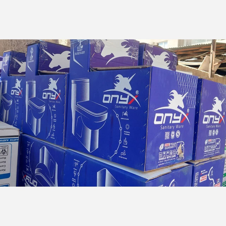 توالت فرنگی انیکس onyx مدل سون - استاندارد - آبشاری - خروجی 8 - آکس 22 (پس کرایه)