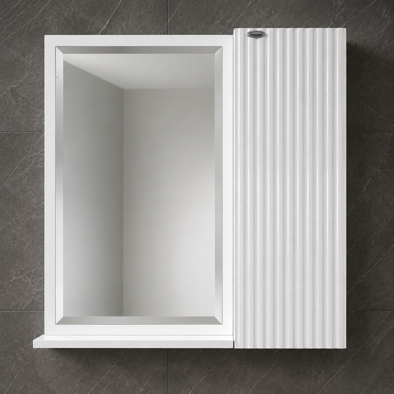 آینه و باکس PVC پارمیدا 60 مروا کابین (عرض 60 ارتفاع 60) (پس کرایه)