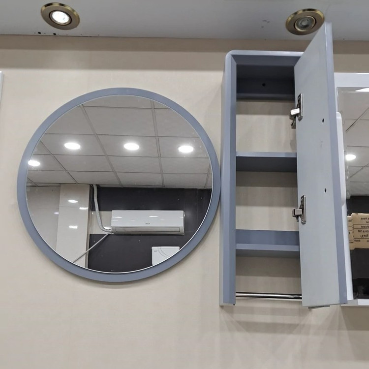 فول ست روشویی کابینتی مروا کابین مدل ساینا 50 طوسی (طول 50 عرض 35) (پس کرایه)
