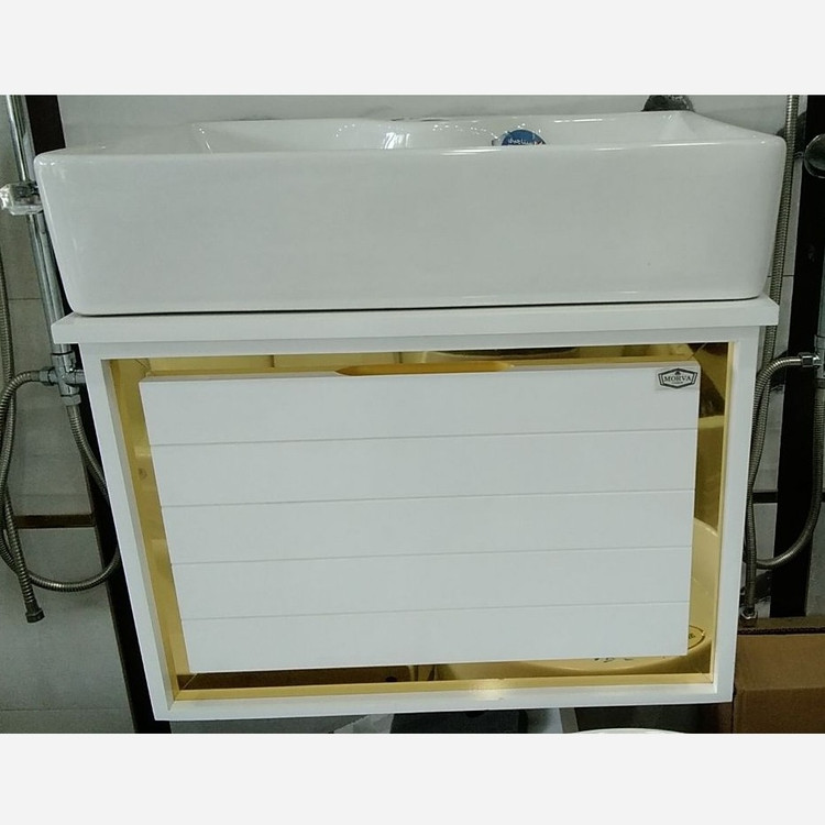 روشویی کابینتی مروا کابین مدل مهسا طلایی (طول 60 عرض 40) (پس کرایه)