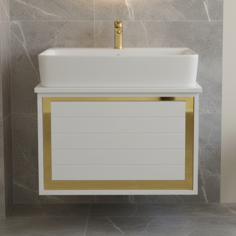 روشویی کابینتی مروا کابین مدل مهسا طلایی (طول 60 عرض 40) (پس کرایه)