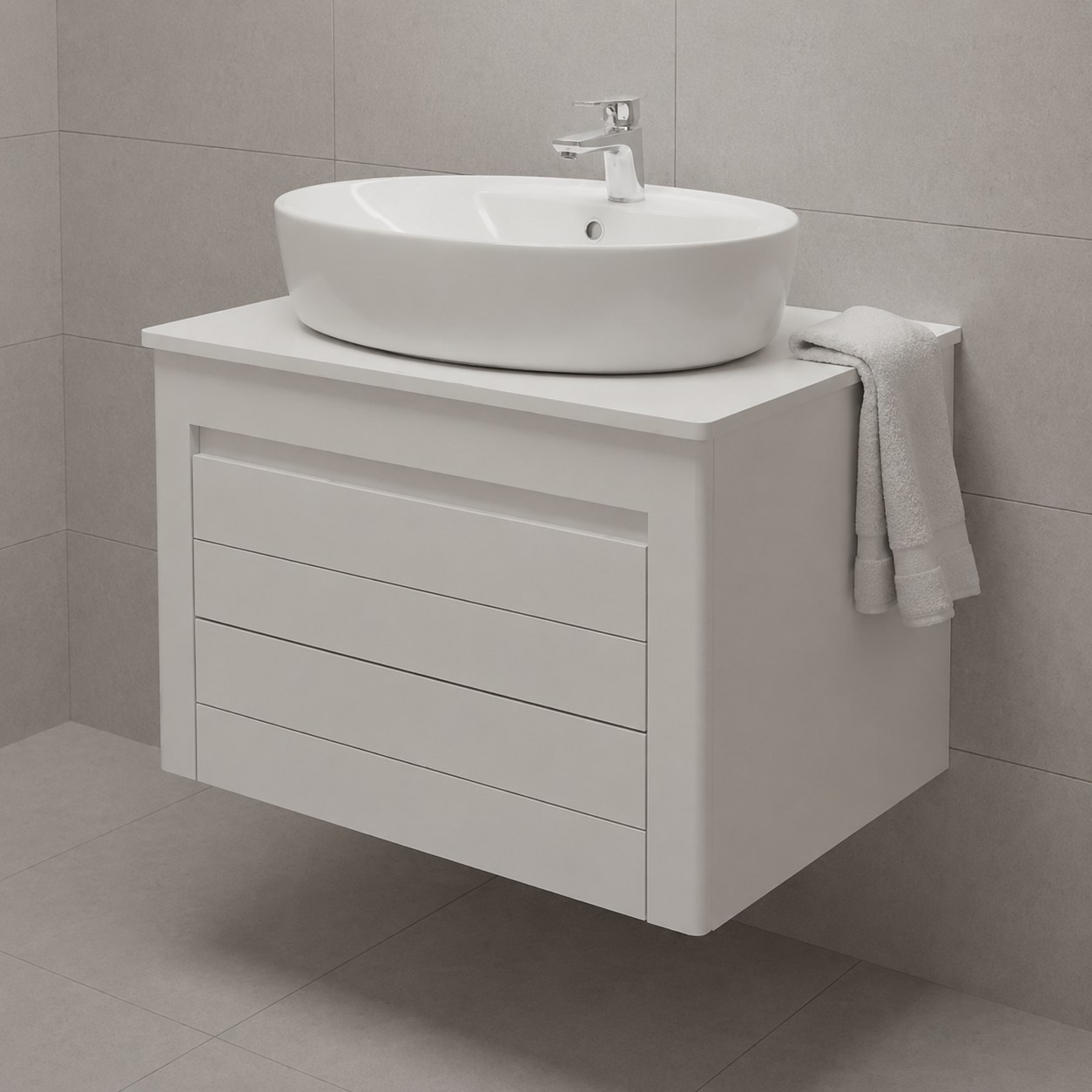 روشویی کابینتی مروا کابین مدل سهند 60 (طول 60 عرض 40) (پس کرایه)