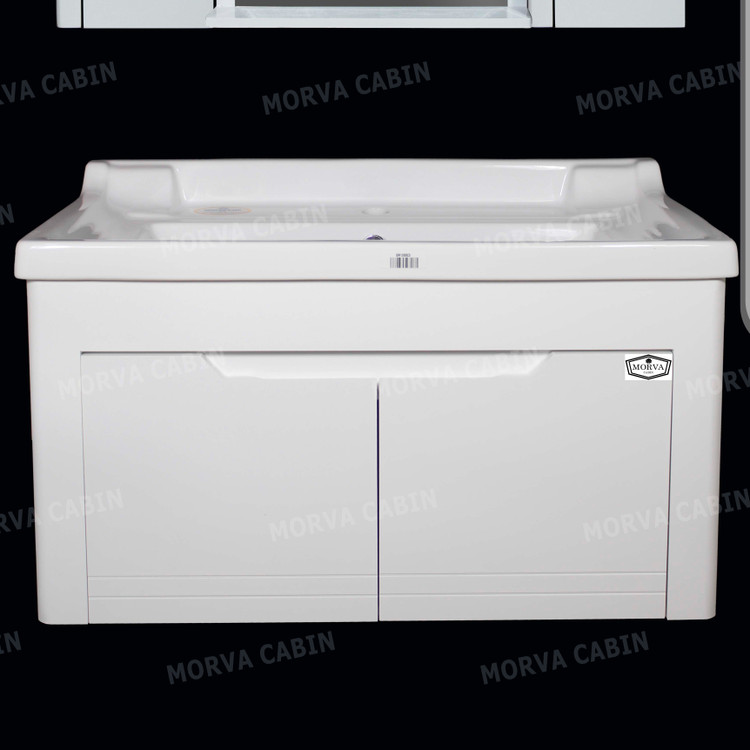 روشویی کابینتی مروا کابین مدل تانیا 80 مروارید (طول 80 عرض 49) (پس کرایه)