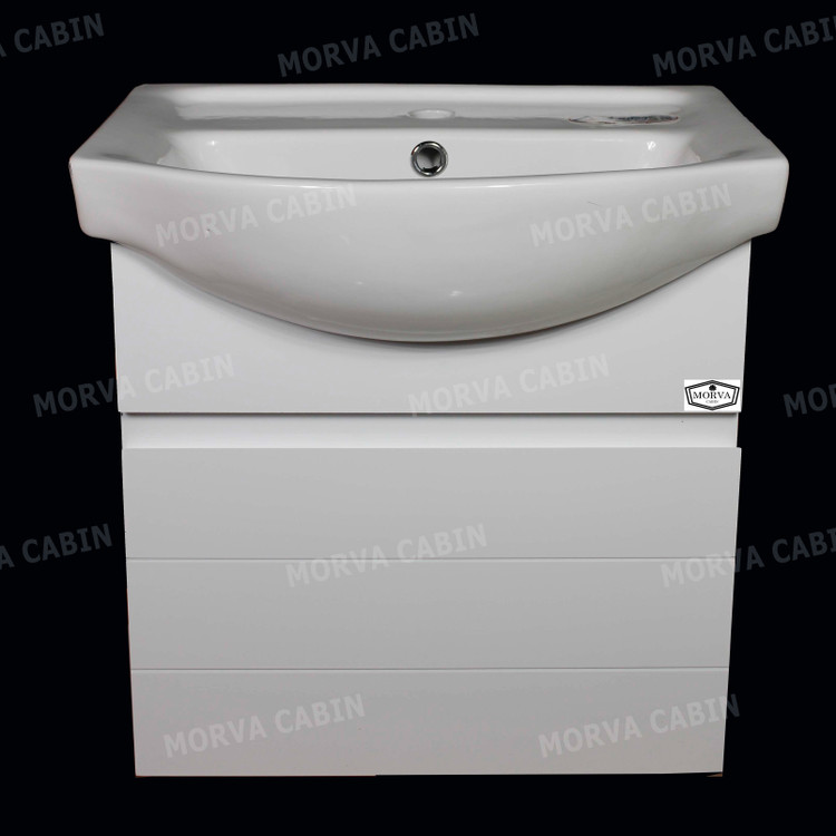 روشویی کابینتی مروا کابین مدل دیواری نیلوفر 55 (طول 55 عرض 43) (پس کرایه)