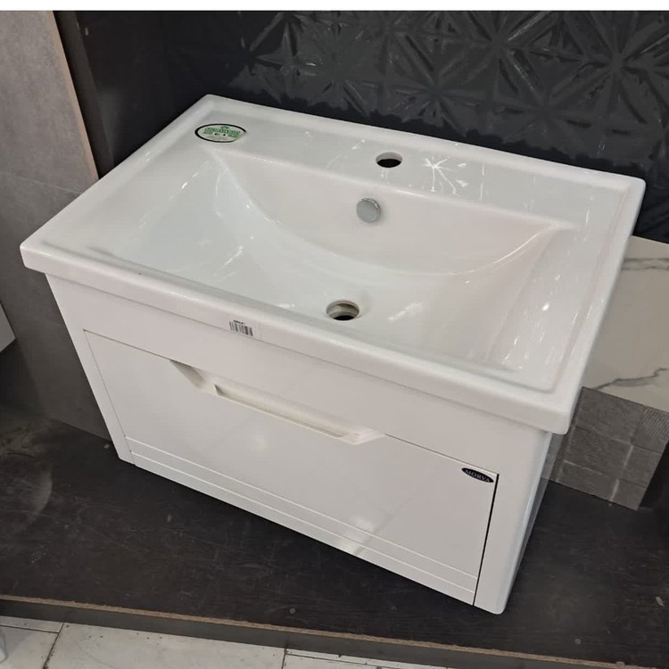 روشویی کابینتی مروا کابین مدل آلفا 67 مروارید (طول 67 عرض 42) (پس کرایه)