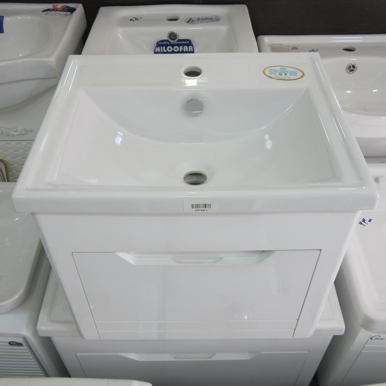 روشویی کابینتی مروا کابین مدل آلفا 52 مروارید (طول 52 عرض 41) (پس کرایه)