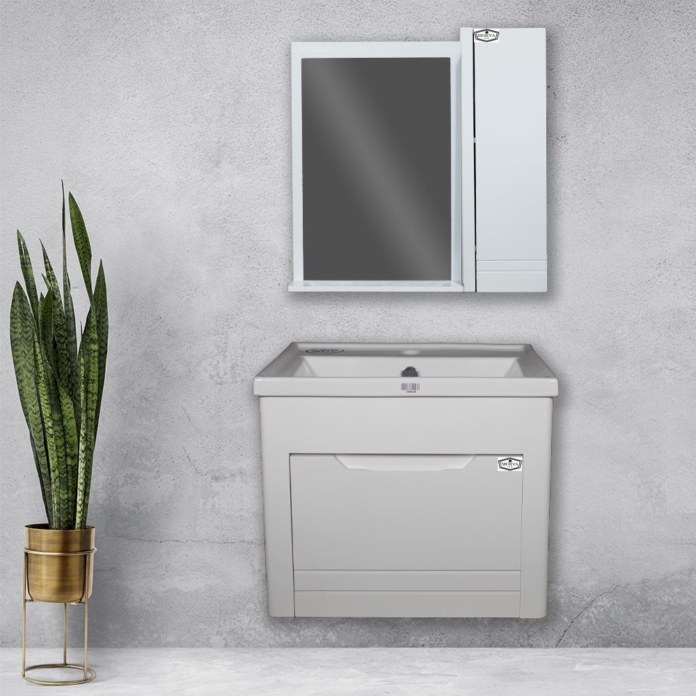 فول ست روشویی کابینتی مروا کابین مدل آلفا 52 مروارید (طول 52 عرض 41) (پس کرایه)