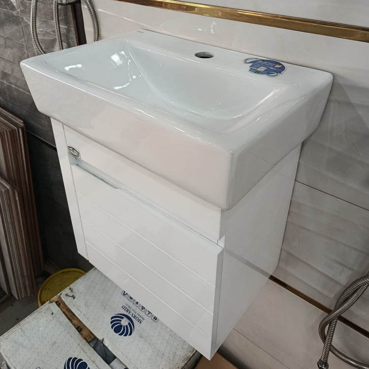 روشویی کابینتی مروا کابین مدل تونی پلاس (طول 45 عرض 31) (پس کرایه)