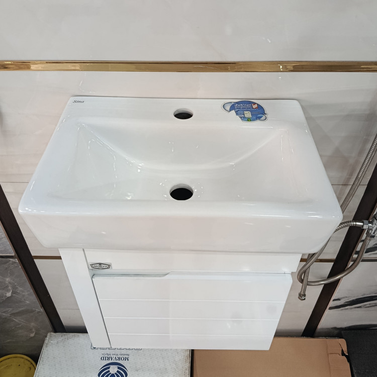 روشویی کابینتی مروا کابین مدل تونی پلاس (طول 45 عرض 31) (پس کرایه)
