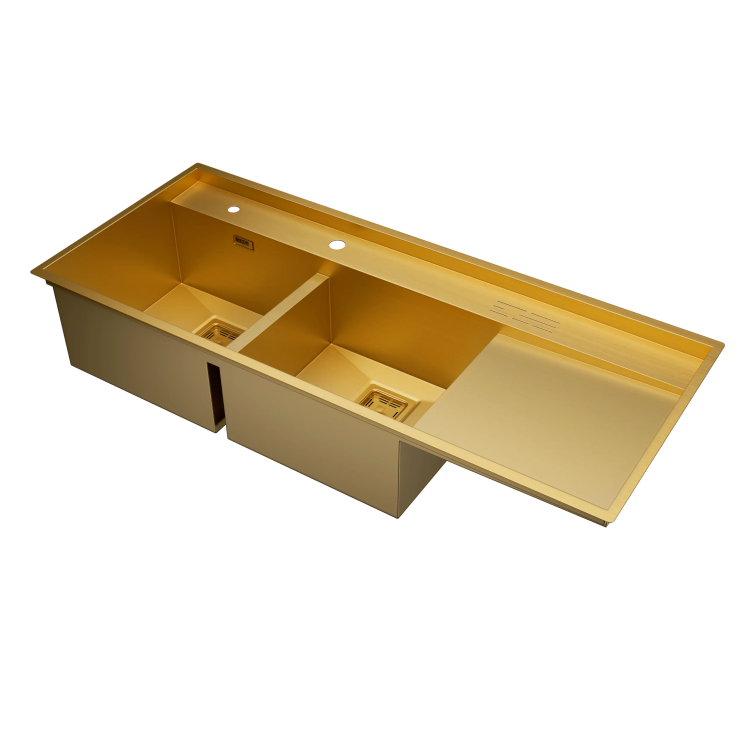 سینک دو لگن سینی دار رامون مدل RS320DT