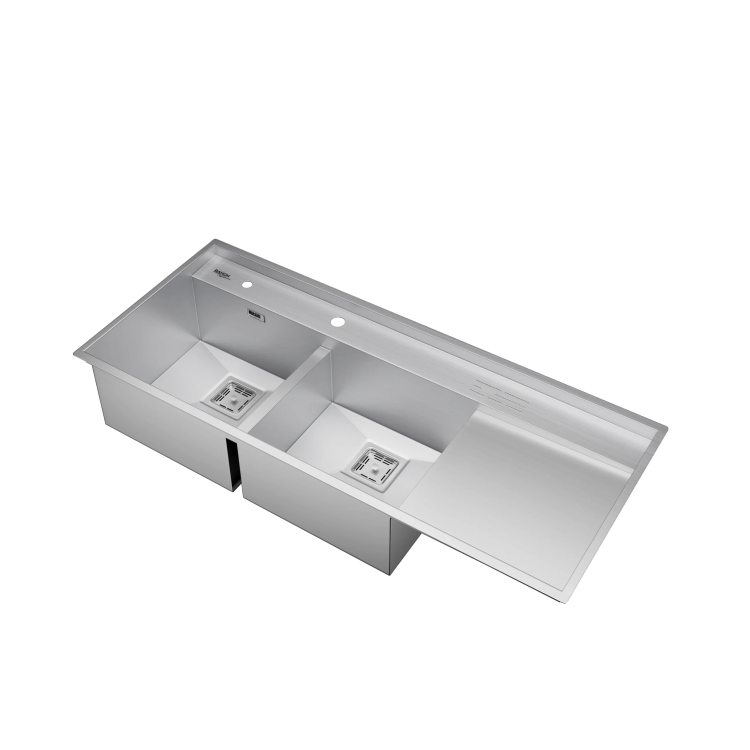 سینک دو لگن سینی دار رامون مدل RS320DT