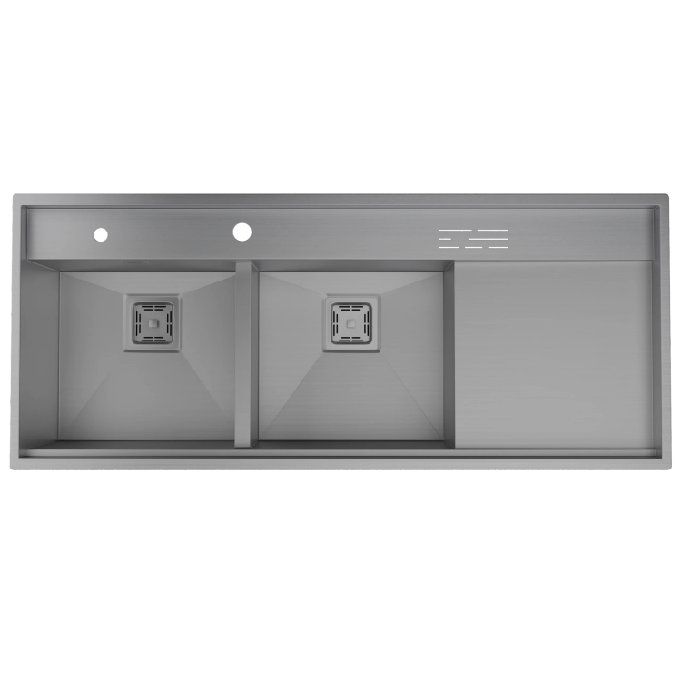 سینک دو لگن سینی دار رامون مدل RS320DT