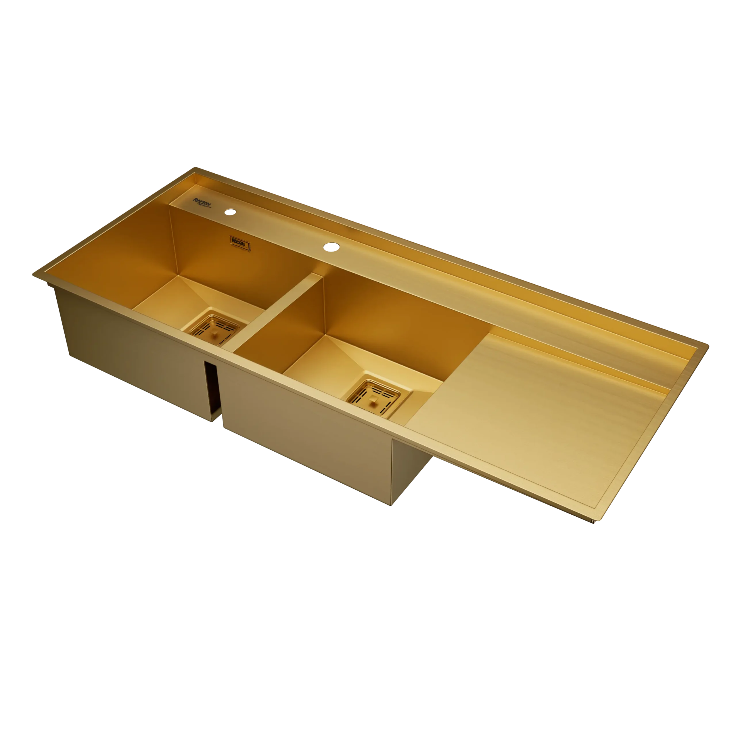 سینک دو لگن سینی دار رامون مدل RS320DT