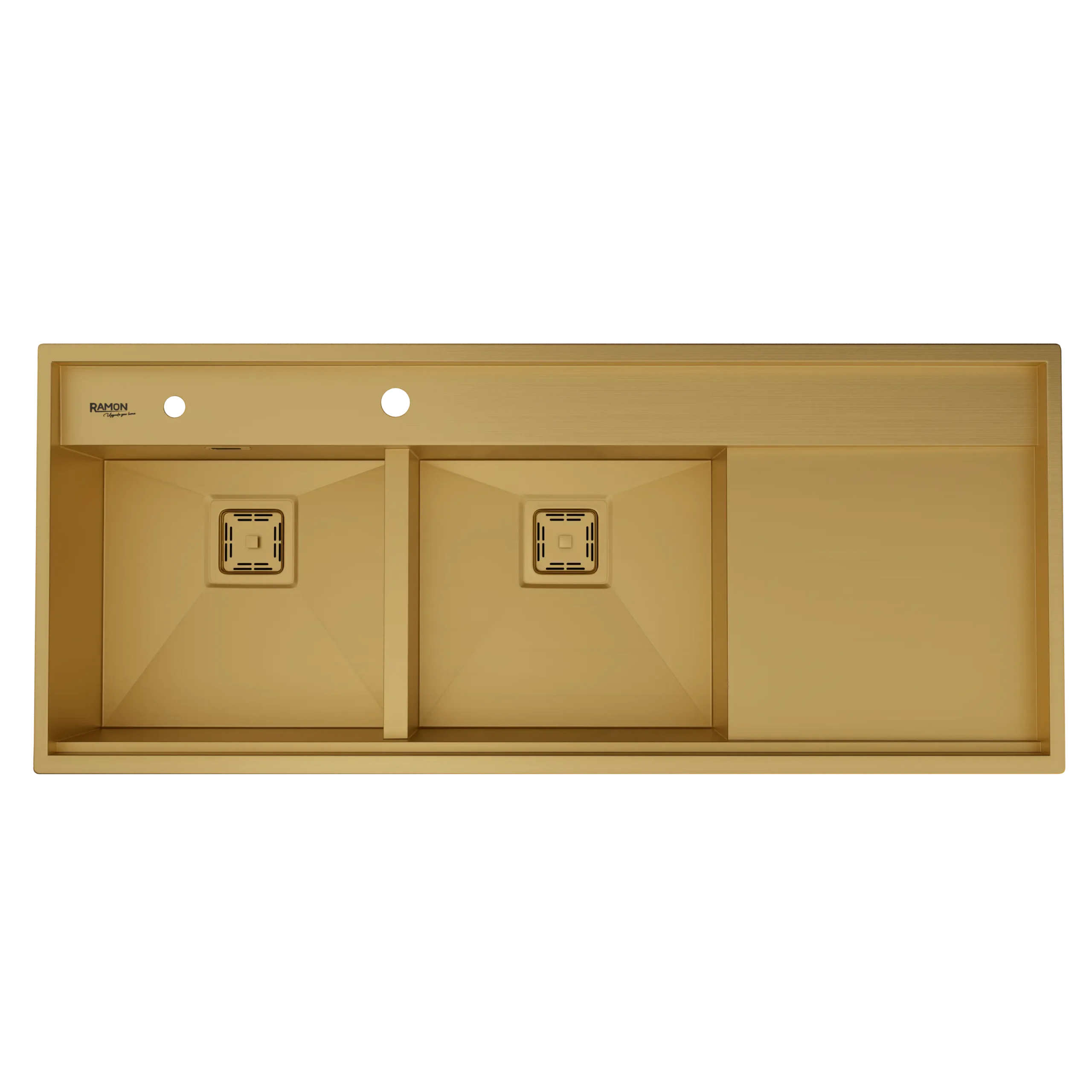 سینک دو لگن سینی دار رامون مدل RS320DT