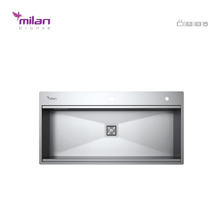 سینک توکار 40105 میلان (پس کرایه)