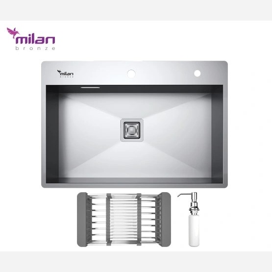 سینک توکار 4075 میلان (پس کرایه)