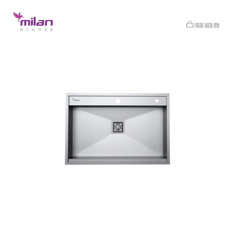 سینک توکار 4075 میلان (پس کرایه)