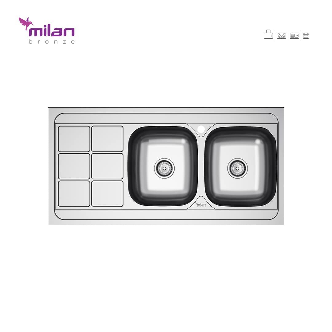 سینک روکار 7013 میلان (پس کرایه)