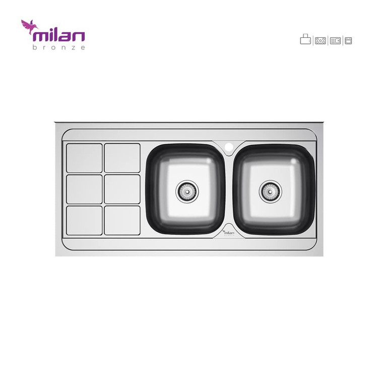 سینک روکار 7013 میلان (پس کرایه)