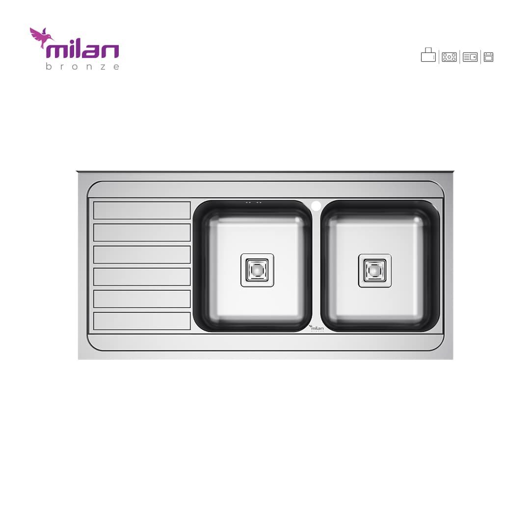 سینک روکار 5015 میلان (پس کرایه)