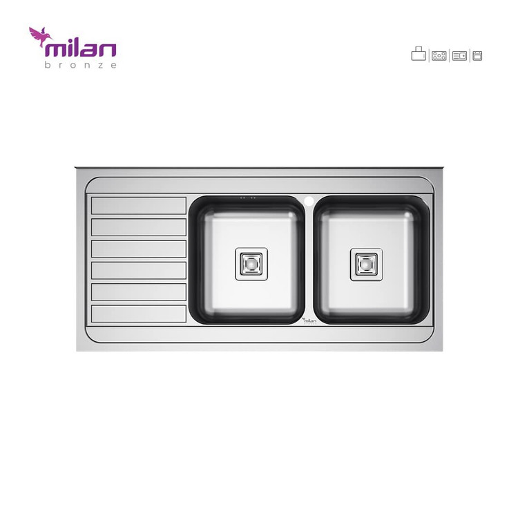 سینک روکار 5015 میلان (پس کرایه)