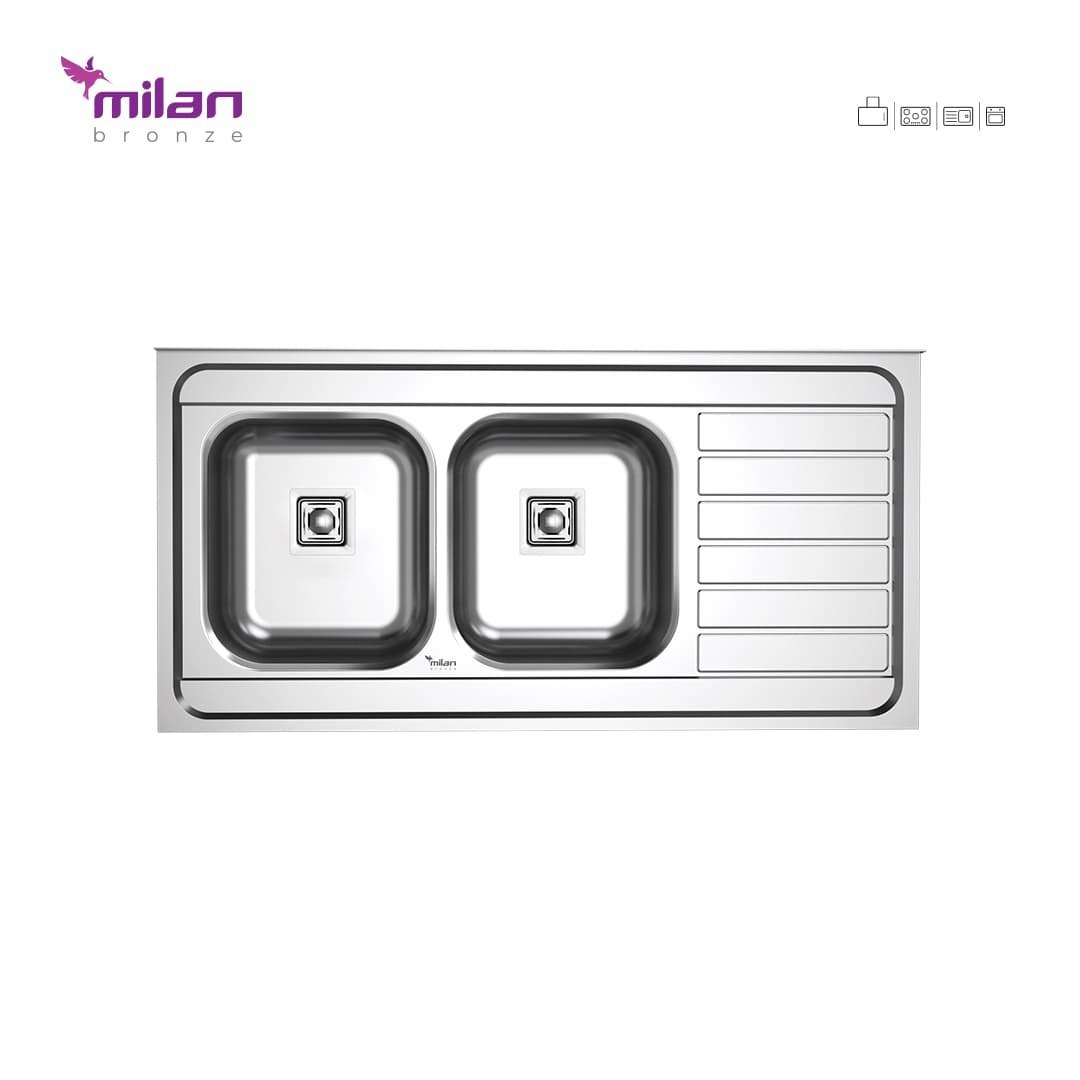 سینک روکار 1015 میلان (پس کرایه)