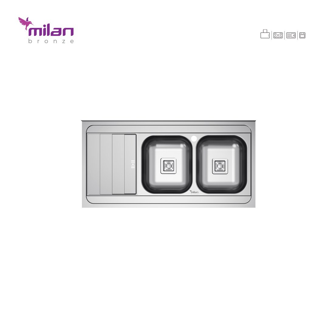 سینک روکار 1013 میلان (پس کرایه)