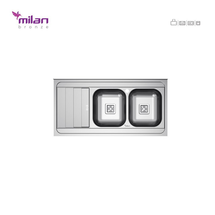 سینک روکار 1013 میلان (پس کرایه)