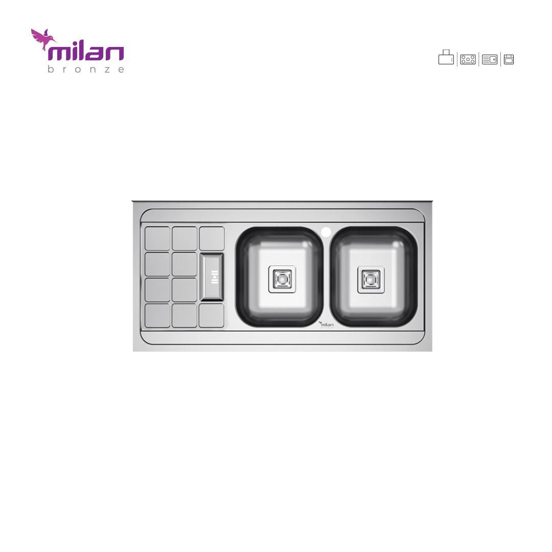 سینک روکار 1011 میلان (پس کرایه)