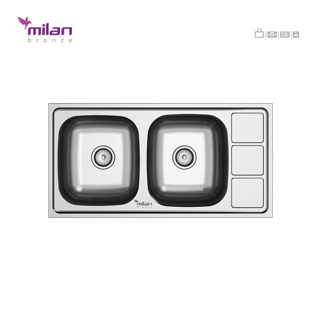 سینک توکار 7020 میلان (پس کرایه)