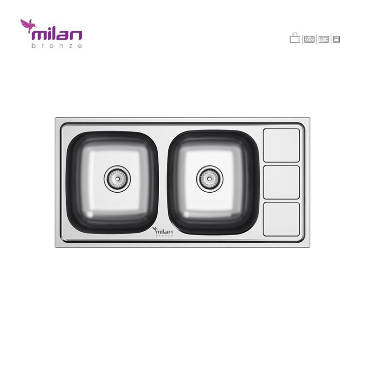 سینک توکار 7020 میلان (پس کرایه)
