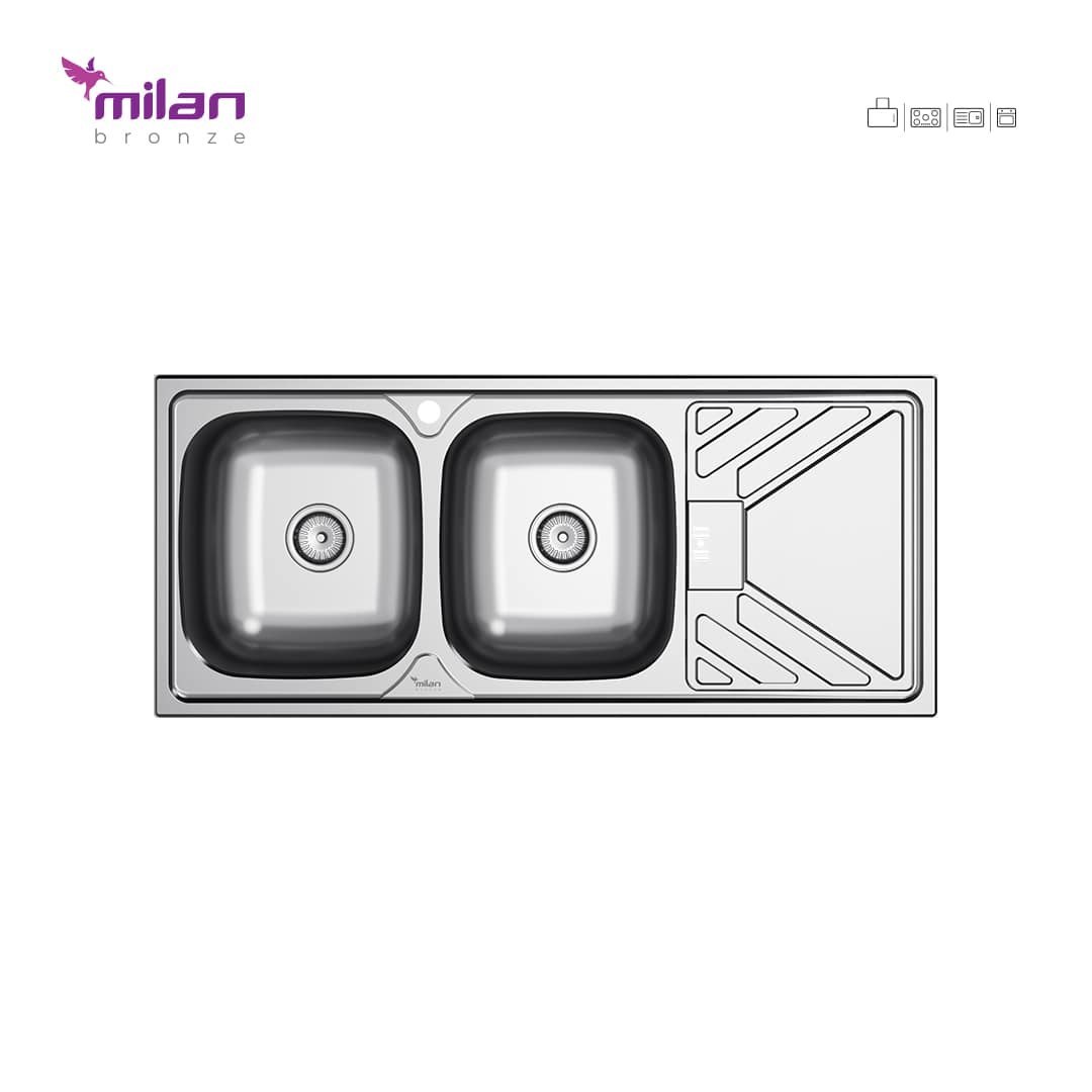 سینک توکار 7014 میلان (پس کرایه)