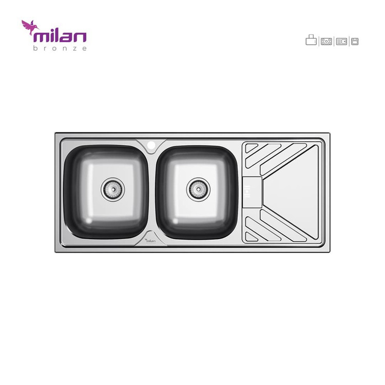 سینک توکار 7014 میلان (پس کرایه)