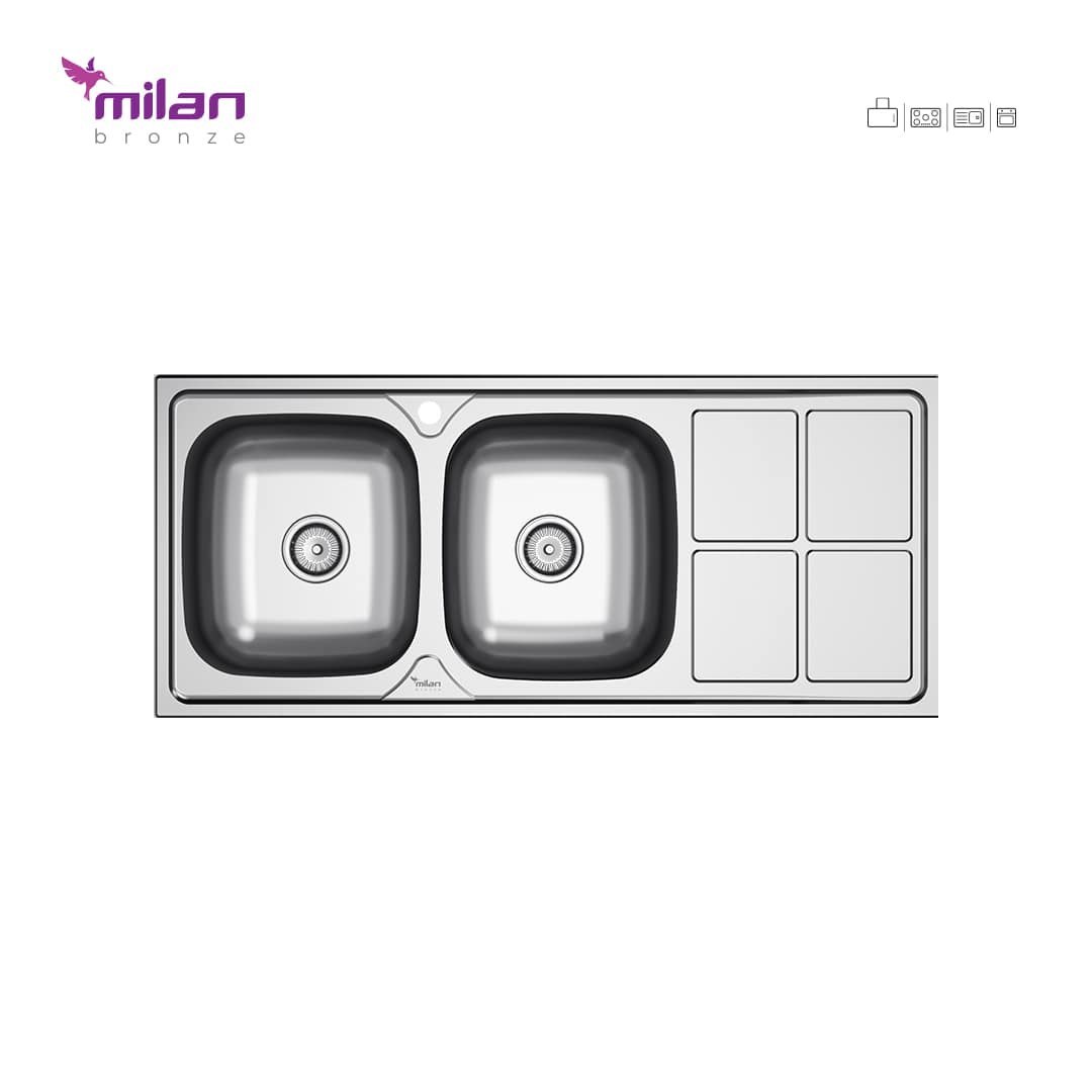 سینک توکار 7010 میلان (پس کرایه)