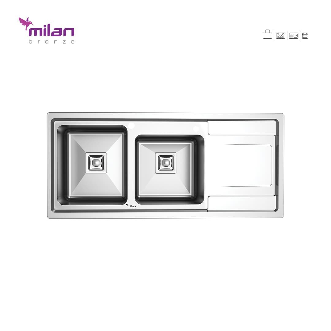 سینک توکار 6012 میلان (پس کرایه)